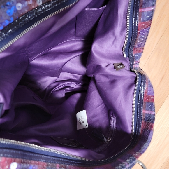 Coach poppy tartan handbag - Picture 4 of 8